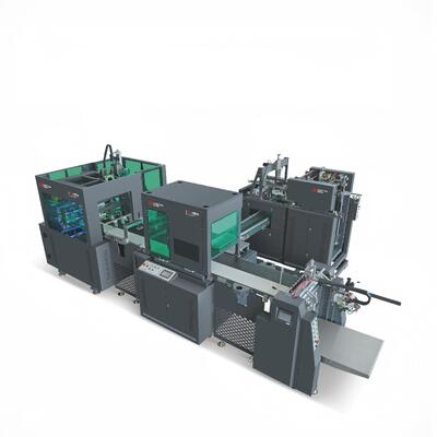 PM Automatic Rigid Box Making Line 30PCS/Min Magnetic Drawer Lid Box Production with PLC and Motor Core Components 20KW